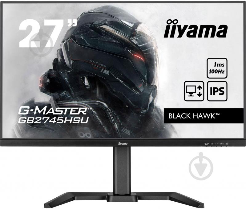 Монитор Iiyama G-Master Black Hawk 27" (GB2745HSU-B2) - фото 1 Монитор Iiyama G-Master Black Hawk 27" (GB2745HSU-B2) - фото 1