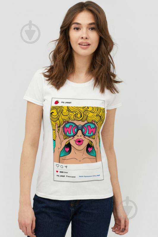 Футболка YAPPI Basic WW1040 р.XL белый - фото 1