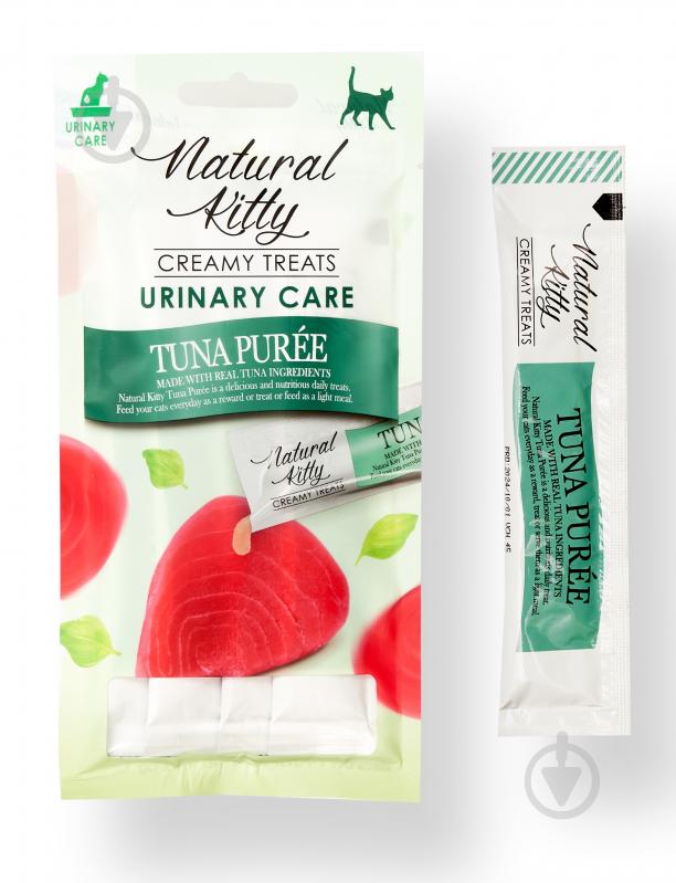 Крем Natural Kitty з тунця 4х12 г - фото 1