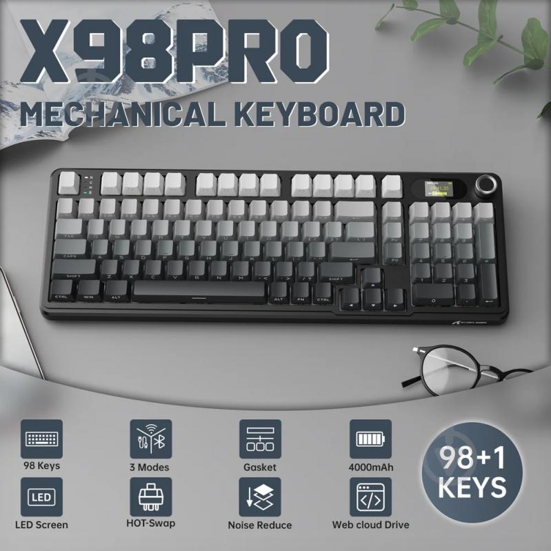 Клавиатура игровая attack shark (X98PROMN_AS) black - фото 3