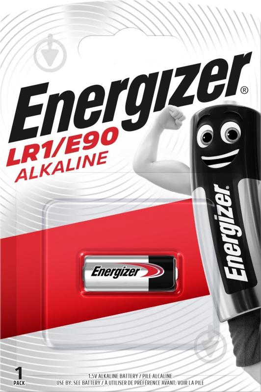 Батарейка Energizer Alkaline LR1 1 шт. (E300781302) - фото 1