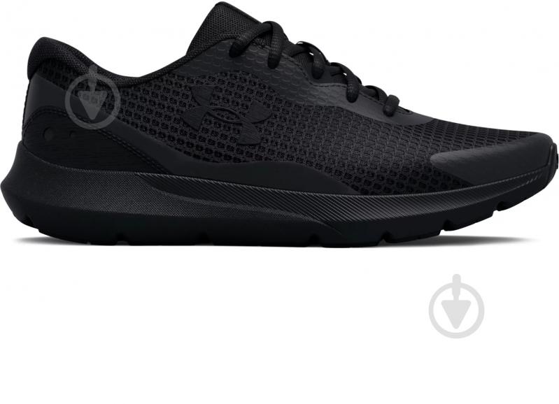 Кроссовки женские демисезонные Under Armour UA W SURGE 3 3024894-002 р.36,5 черные - фото 1