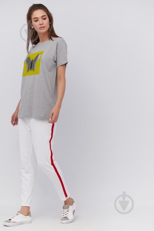 Футболка YAPPI Oversize WG3093 р.M серый - фото 2