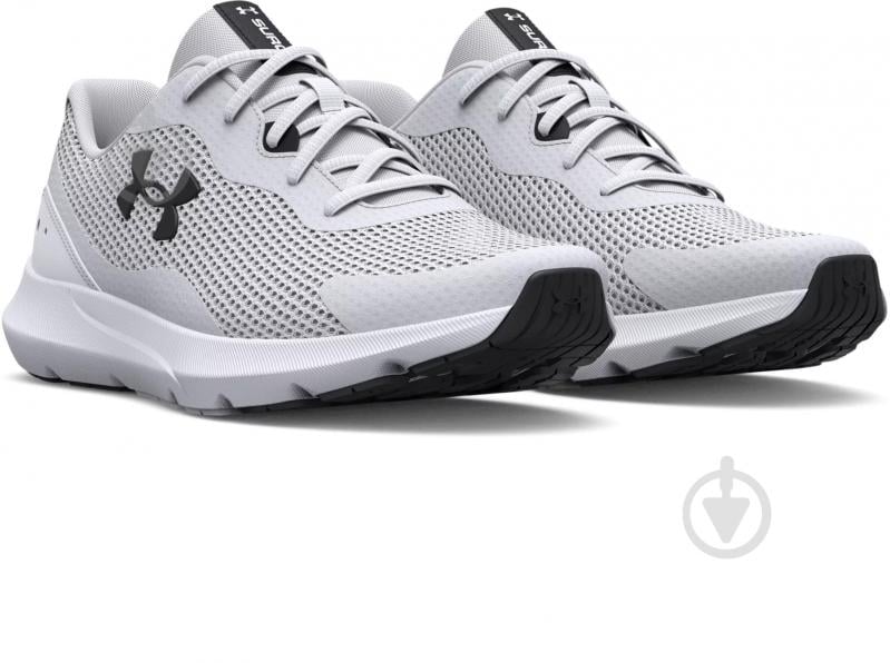 Кроссовки мужские демисезонные Under Armour UA Surge 3 3024883-100 р.47 белые - фото 3