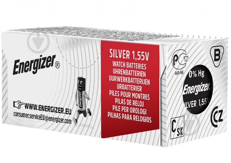 Батарейка Energizer Silver Oxide 1Z.Z1 ZM V321 1 шт. (E301537200) - фото 1