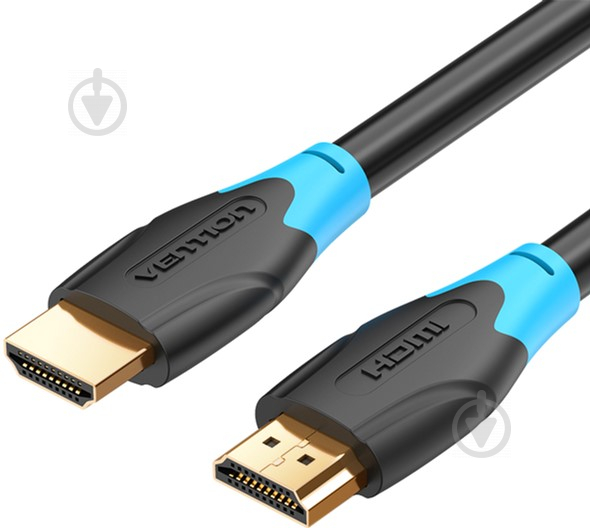 Кабель Vention HDMI-HDMI v2.0 1 м чорний (AACBF) - фото 1