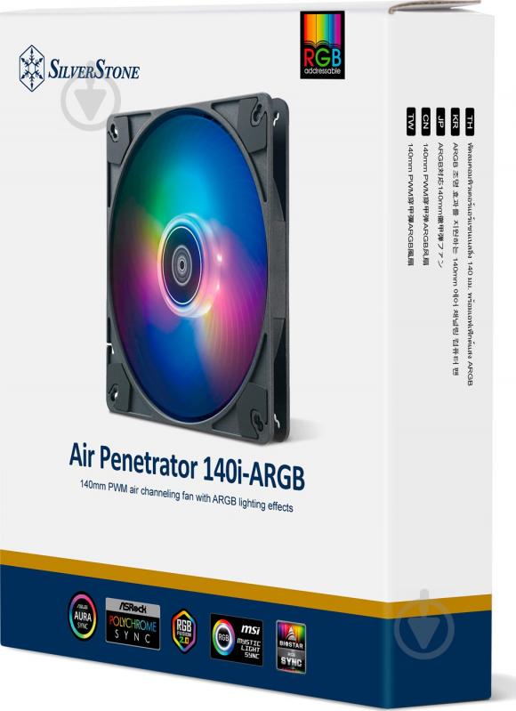 Вентилятор для корпуса SilverStone Penetrator AP140I-ARGB (SST-AP140I-ARGB) - фото 10