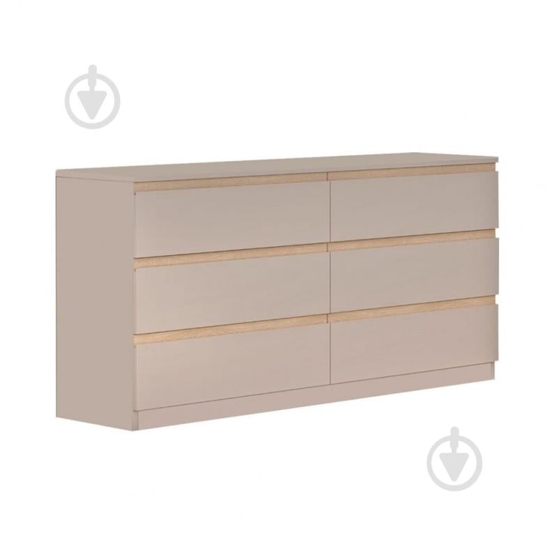 Комод Світ Меблів Фріда 3Ш+3Ш 1400x745x420 мм тоффі - фото 1 Комод Світ Меблів Фріда 3Ш+3Ш 1400x745x420 мм тоффі - фото 1