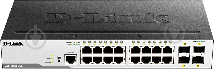 ᐉ Коммутатор D-Link DGS-3000-20L • Купить в Киеве, Украине • Лучшая ...