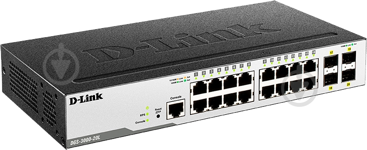 ᐉ Коммутатор D-Link DGS-3000-20L • Купить в Киеве, Украине • Лучшая ...