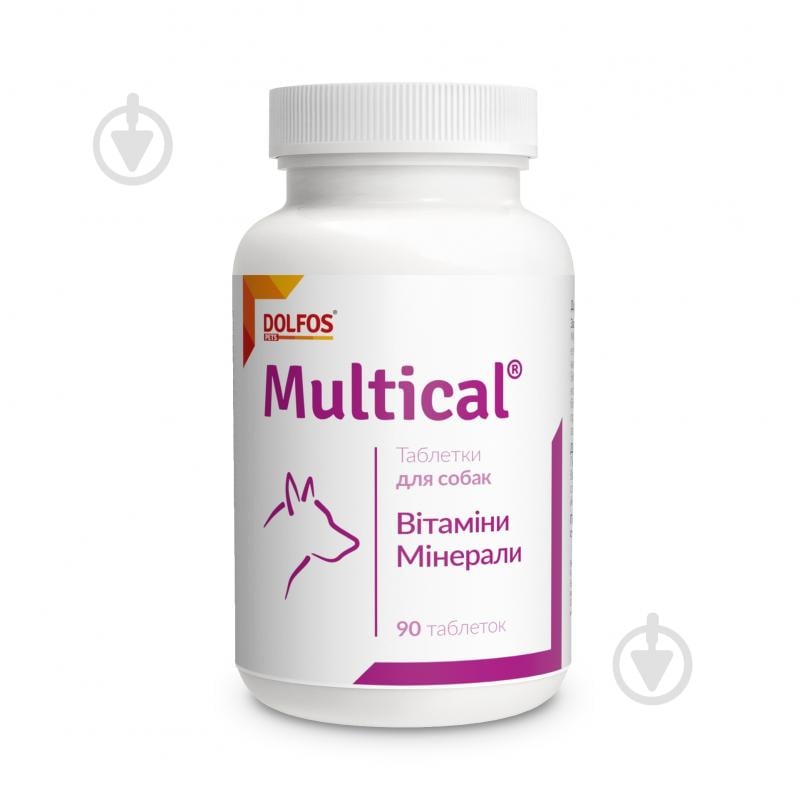 Витамины Dolfos Мультикаль 90 табл. для собак - фото 1 Витамины Dolfos Мультикаль 90 табл. для собак - фото 1