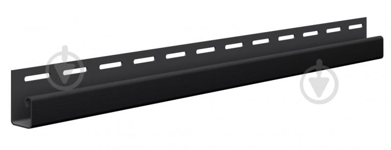 Профиль J-образный Vilo™ черный 3,05 м - фото 1