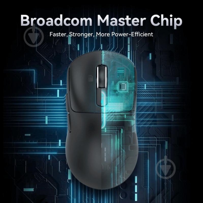 Мышь attack shark X3 PRO Wireless/Bluetooth black (X3PROB_AS) - фото 3