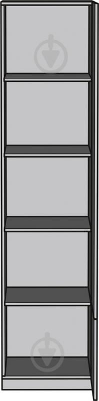 Шафа Світ Меблів Фріда 2105х500х520 мм тоффі / тоффі - фото 1 Шафа Світ Меблів Фріда 2105х500х520 мм тоффі / тоффі - фото 1