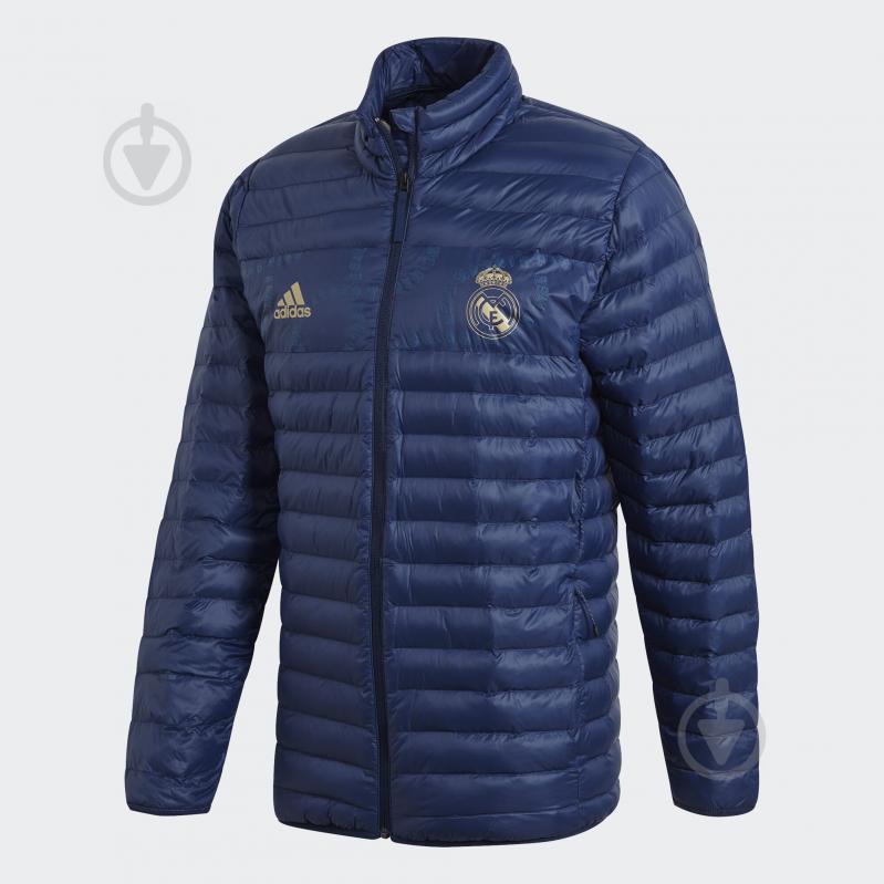 Пуховик чоловічий Adidas REAL SSP LT JKT DX8688 р.S синій - фото 1