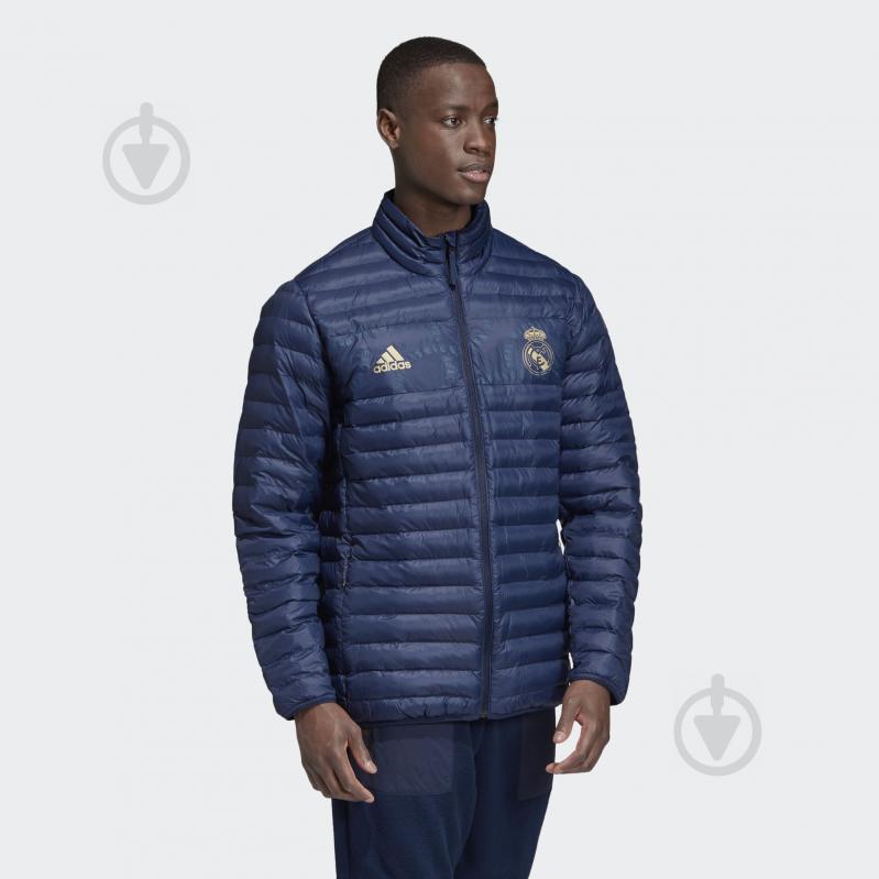 Пуховик мужской Adidas REAL SSP LT JKT DX8688 р.XL синий - фото 4