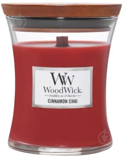 Свеча ароматическая Woodwick Mini Cinnamon Chai 85 г - фото 1 Свеча ароматическая Woodwick Mini Cinnamon Chai 85 г - фото 1