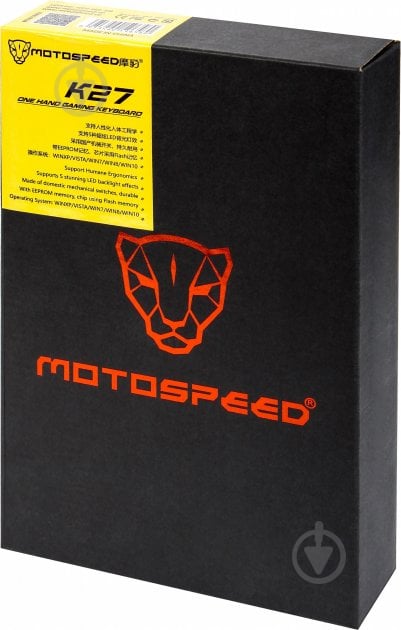 Клавіатура Motospeed K27 Outemu Red (mtk27mr) black - фото 4