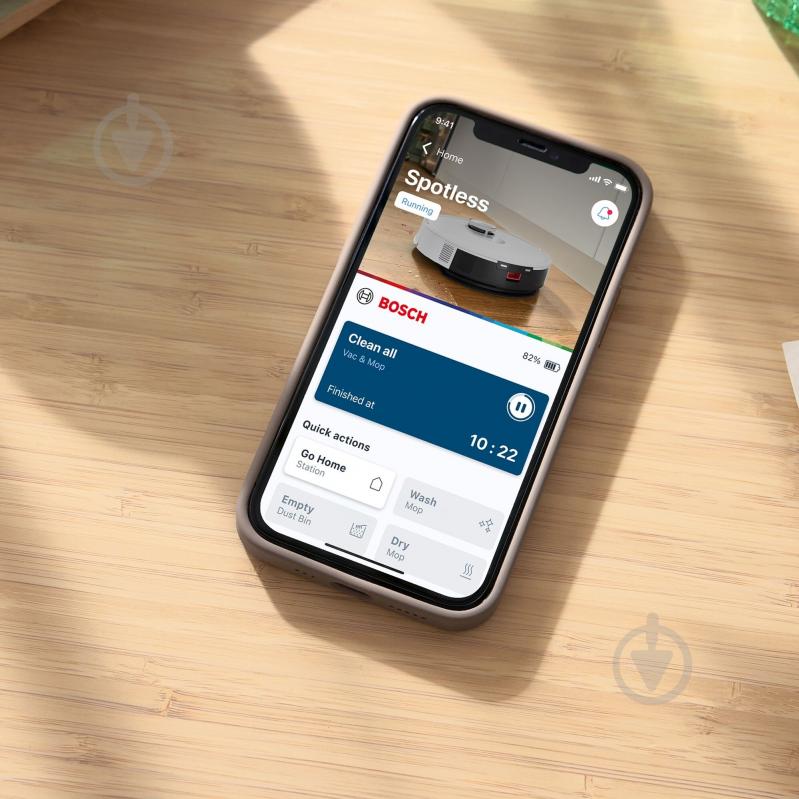 Робот-пилосос мийний Bosch Spotless+ BCRD1W white - фото 17 Робот-пилосос мийний Bosch Spotless+ BCRD1W white - фото 17