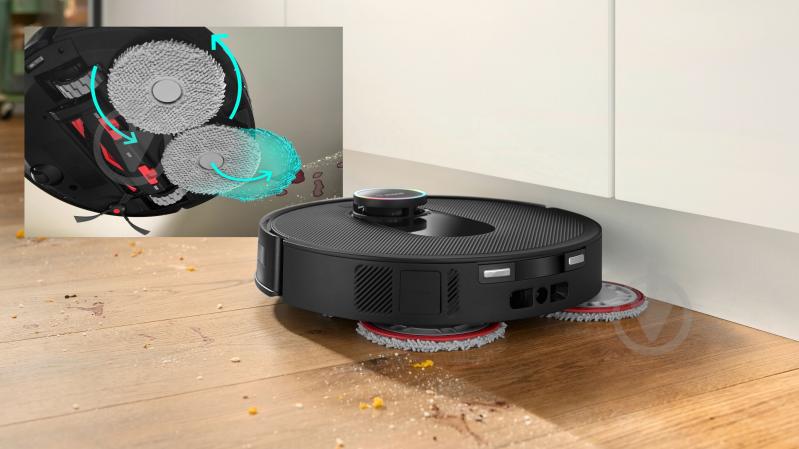 Робот-пылесос моющий Bosch Spotless Max Cam BCRDW3BX black - фото 7