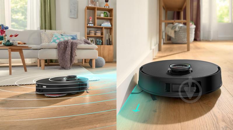 Робот-пылесос моющий Bosch Spotless Max Cam BCRDW3BX black - фото 16