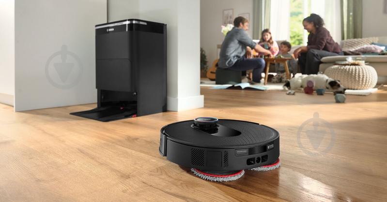 Робот-пылесос моющий Bosch Spotless Max Cam BCRDW3BX black - фото 19