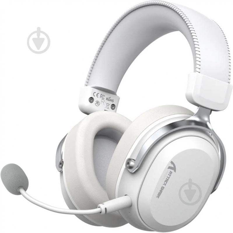 Гарнитура игровая attack shark L30PRO Wireless white (L30PROW_AS) - фото 1