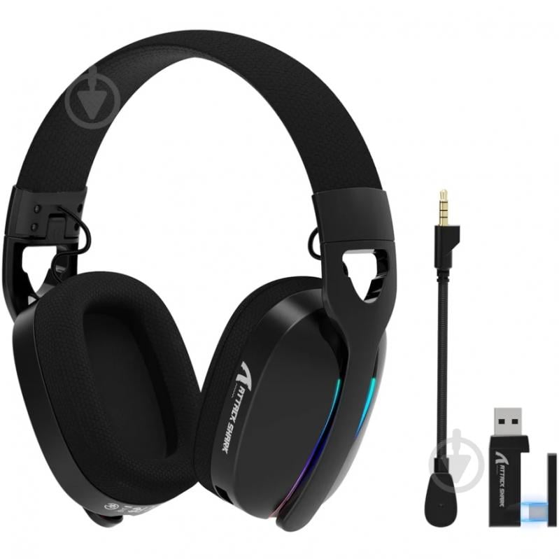 Гарнитура игровая attack shark L90 Wireless black (L90B_AS) - фото 2