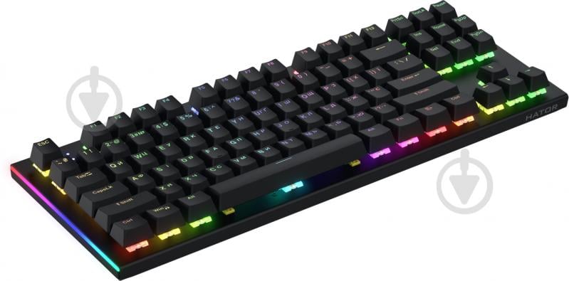 Клавіатура Hator Gravity X TKL Orange (HTK550UA) black - фото 4