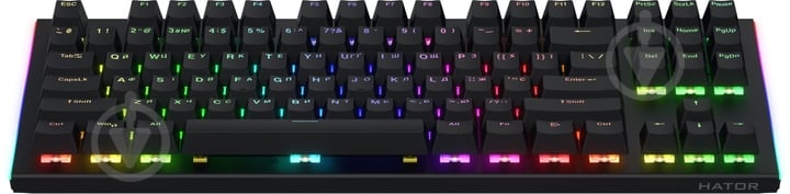 Клавіатура Hator Gravity X TKL Orange (HTK550UA) black - фото 2
