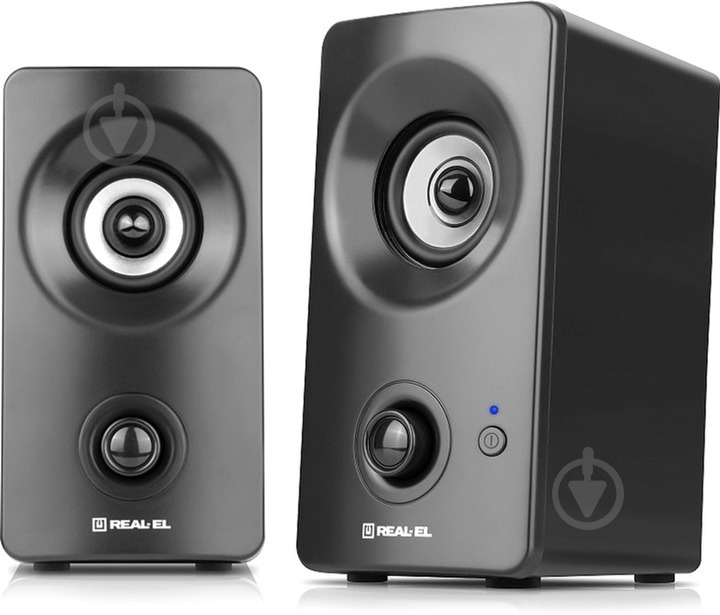 Акустична система Real-el S-405 2.0 black (EL121100016) - фото 2