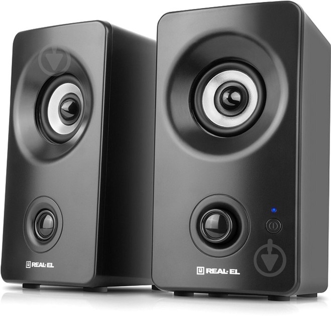 Акустична система Real-el S-405 2.0 black (EL121100016) - фото 1