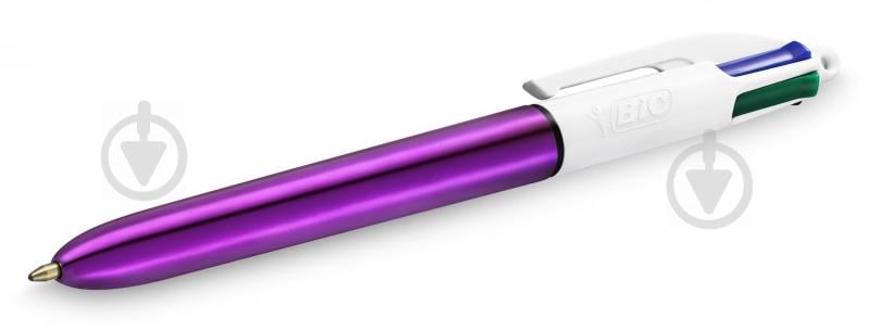 Ручка шариковая BIC 4 Colours Shine Purple - фото 1