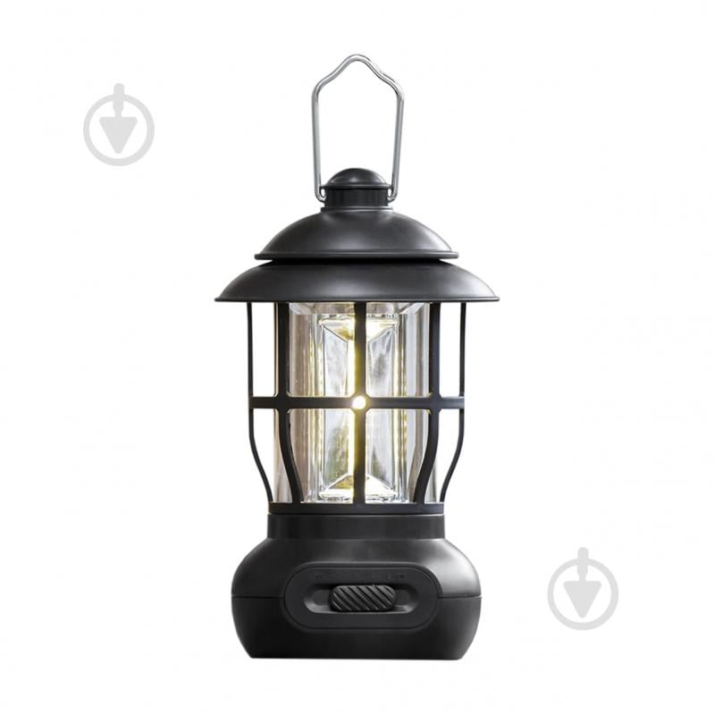 Ліхтарик акумуляторний V-WATT Vann Retro Lantern 250 Lm чорний - фото 1