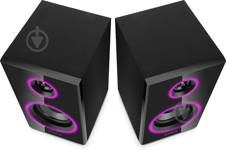 Акустическая система Real-el S-410 2.0 black (EL121200016) - фото 5