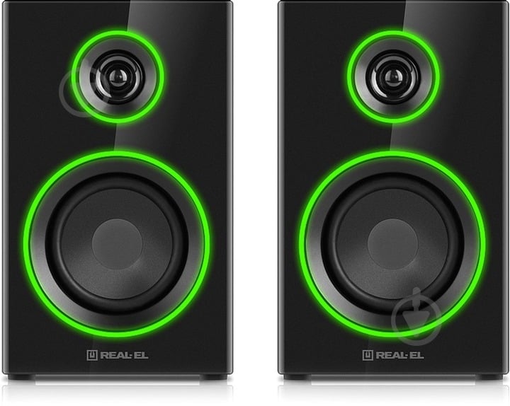Акустическая система Real-el S-410 2.0 black (EL121200016) - фото 4