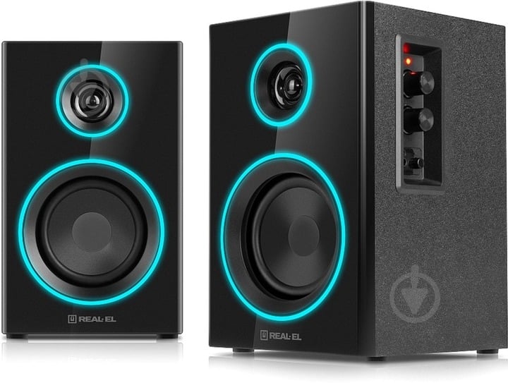 Акустическая система Real-el S-410 2.0 black (EL121200016) - фото 3