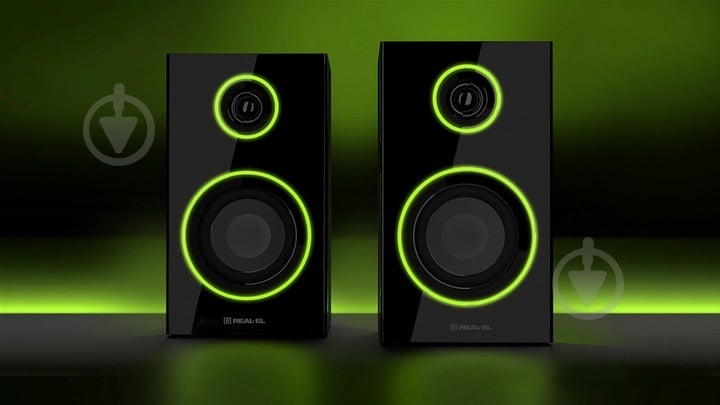 Акустическая система Real-el S-410 2.0 black (EL121200016) - фото 14