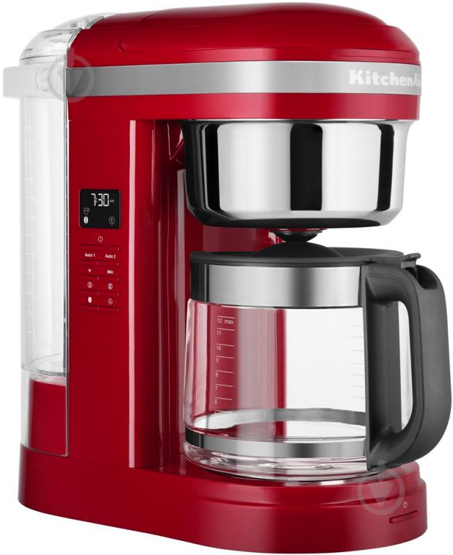 Кавомашина крапельна KitchenAid 5KCM1209EER Червоний - фото 2