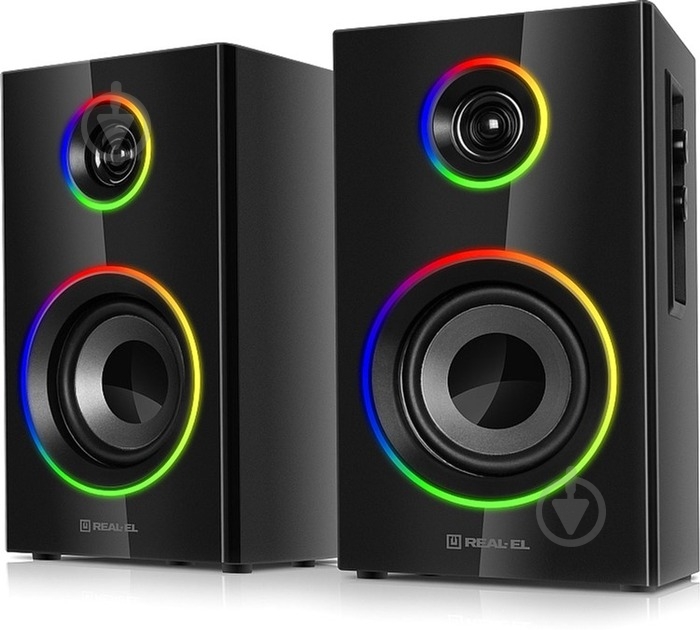 Акустическая система Real-el S-415 2.0 black (EL121200017) - фото 1