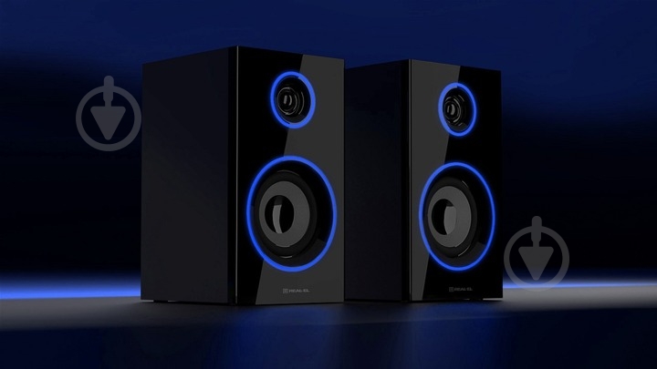 Акустическая система Real-el S-415 2.0 black (EL121200017) - фото 11