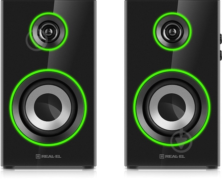 Акустическая система Real-el S-415 2.0 black (EL121200017) - фото 4