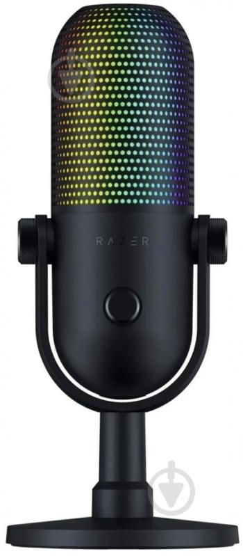 Мікрофон Razer Seiren V3 Chroma Black (RZ19-05060100-R3M1) - фото 1 Мікрофон Razer Seiren V3 Chroma Black (RZ19-05060100-R3M1) - фото 1