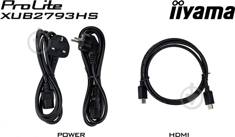 Монитор Iiyama ProLite 27" (XUB2793HS-B7) - фото 12 Монитор Iiyama ProLite 27" (XUB2793HS-B7) - фото 12