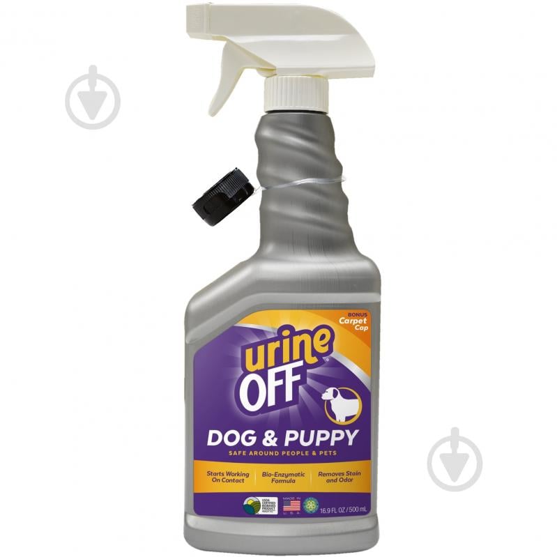 Спрей TropiClean Urine Off для удаления органических пятен и запахов для щенков и собак 500 мл - фото 1