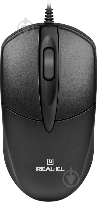 Мышь Real-el RM-214 black (EL123200039) - фото 1 Мышь Real-el RM-214 black (EL123200039) - фото 1