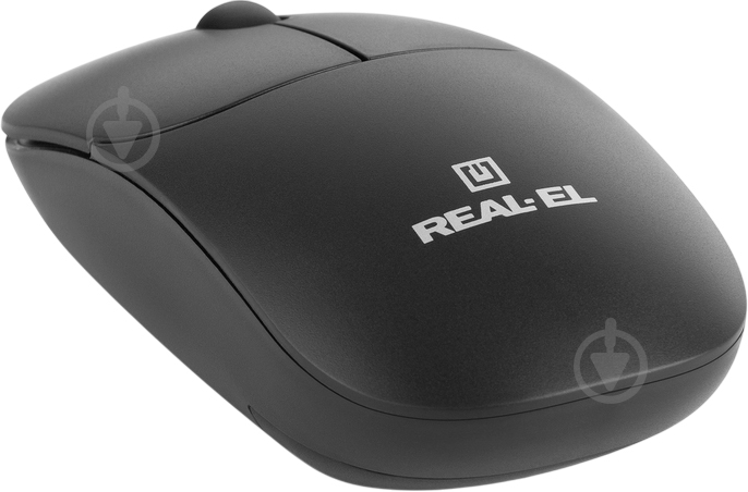 Мышка беспроводная Real-el RM-313W black (EL123200042) - фото 6