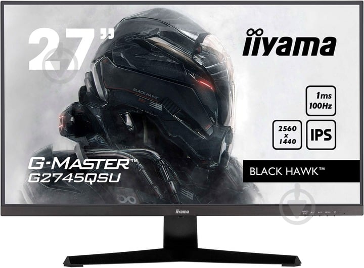 Монитор Iiyama G-Master 27" (G2745QSU-B2) - фото 1 Монитор Iiyama G-Master 27" (G2745QSU-B2) - фото 1