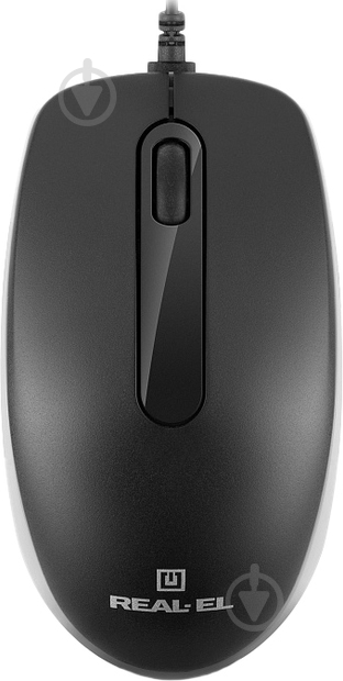 Мышь Real-el RM-215 black (EL123200037) - фото 1 Мышь Real-el RM-215 black (EL123200037) - фото 1