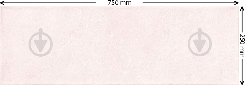 Плитка Emigres Аранза Чиара Бланко 25x75 - фото 2